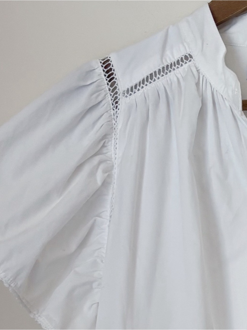 Rebecca Minkoff White Poplin Natalia Mini Dress Medium Coastal Cowgirl - Picture 5 of 9